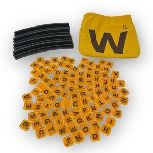Words With Friends Board Game Replacement Pieces Stands Bag 102 Tiles Hasbro